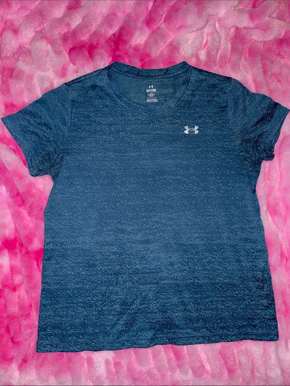Under Armour Women's Short Sleeve Tee in Navy Blue Heather